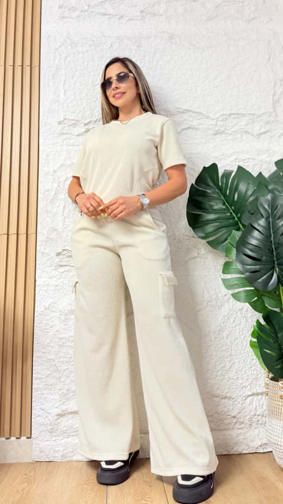 conjunto cargo para mujer